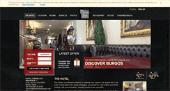 Desktop Screenshot of hotelcentroburgos.com