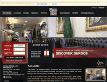 Tablet Screenshot of hotelcentroburgos.com